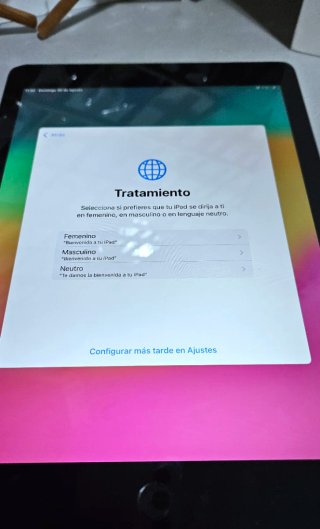 iPad Apple 6a generazione Argento