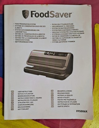 Envasadora al Vacío FoodSaver FFS006X + 6 Rollos
