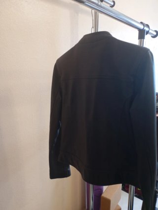 Chaqueta de cuero Mejia Negra