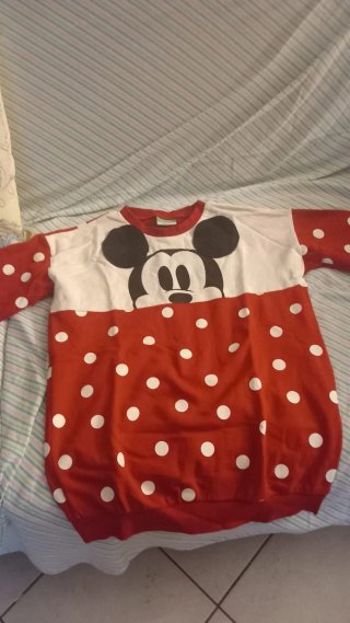 Maxi maglia Topolino pois