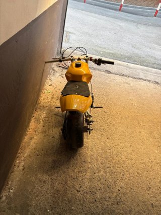 Mini Moto Infantil Amarilla