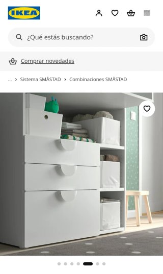 Cómoda cambiador Smastad IKEA. URGE VENTA