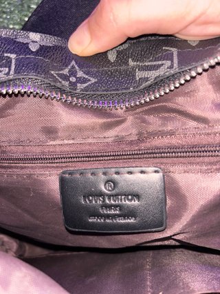 Borsello Louis Vuitton Monogram Nero Grigio