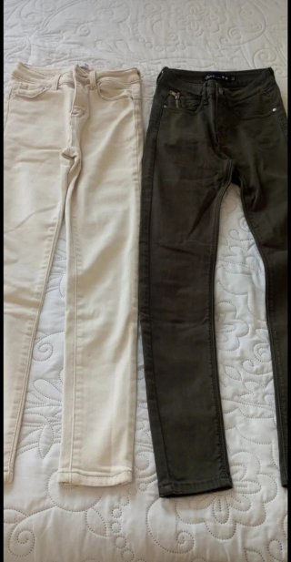 Lote 3 Pantalones Estrechos Chica Talla 32