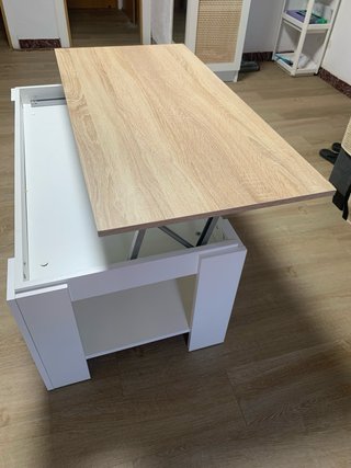 Mesa de centro elevable nueva