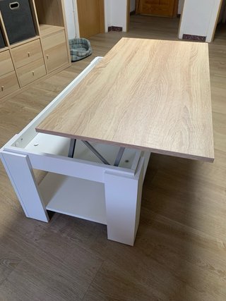 Mesa de centro elevable nueva