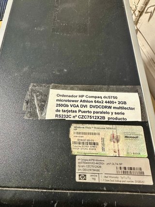 HP Compaq dc5750 – Athlon X2 4400+ / 3GB RAM