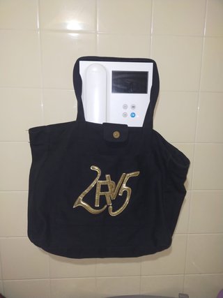 Bolso Tote Roberto Verino Negro y Dorado