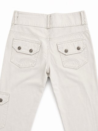 Pantalones Capri Beige Mujer