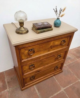 Cómoda madera maciza restaurada a tu gusto