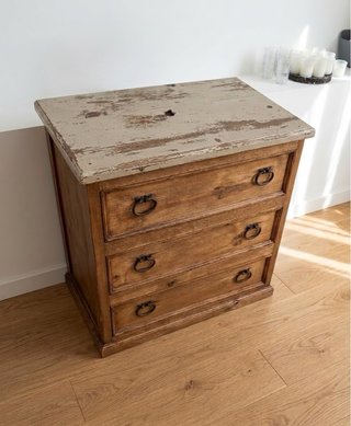 Cómoda madera maciza restaurada a tu gusto