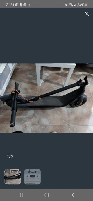 Patinete eléctrico en buen estado