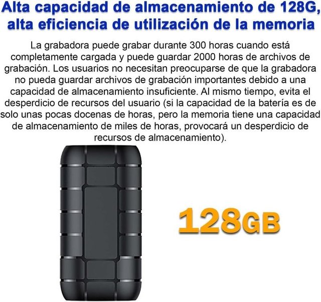 STTWUNAKE Grabadora magnética activada por Voz