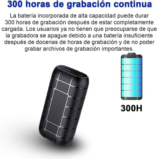 STTWUNAKE Grabadora magnética activada por Voz