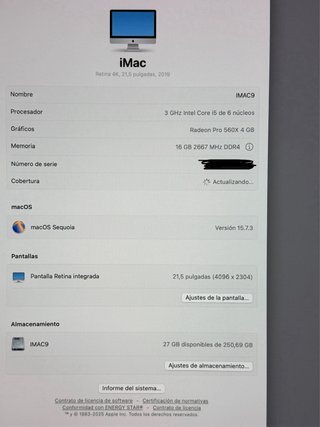 Apple iMac 21,5” Retina 4K 2019