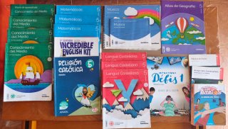 Libros de texto de quinto de Primaria