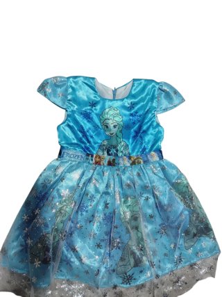 Vestito bambina Frozen manica corta