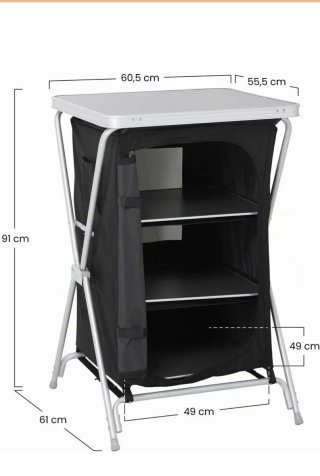 Mueble Cocina Camping Plegable