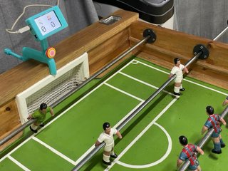 Futbolín Clásico Restaurado con videomarcador