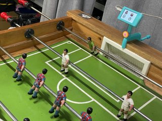 Futbolín Clásico Restaurado con videomarcador