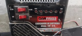 Cargador batería coche moto