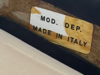 Tavolo design anni '70 alluminio e vetro fumè