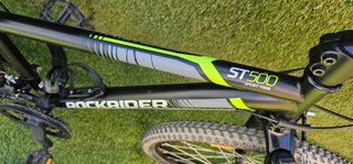 Bicicleta Rockrider ST 500 Negra