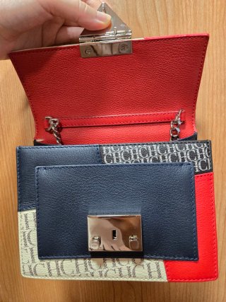 Bolso CH Carolina Herrera Vintage Bolso Tricolor