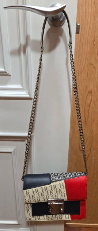 Bolso CH Carolina Herrera Vintage Bolso Tricolor