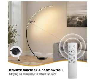 Lámpara de pie LED Arco Regulable
