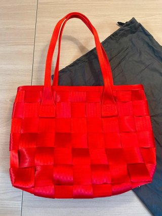 Borsa a spalla rossa re-Made Lab