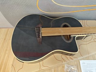 EKO GUITARS – NXT NYLON N100CE SEE THROUGH BLACK