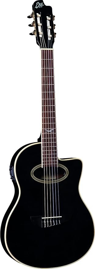 EKO GUITARS – NXT NYLON N100CE SEE THROUGH BLACK