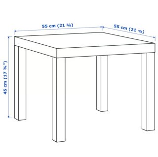 Mesa baja de madera Ikea