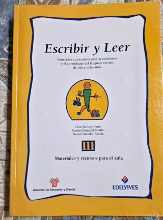 Colección Escribir y leer. 3 libros. Ed. Edelvives