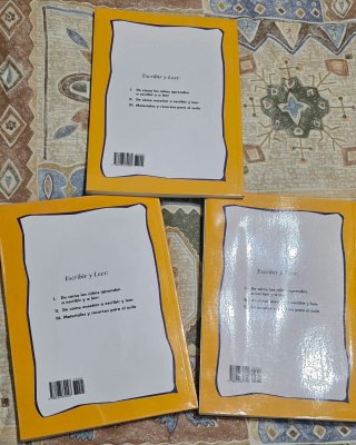 Colección Escribir y leer. 3 libros. Ed. Edelvives