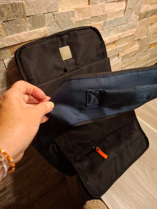 Mochila Munich Azul y negra