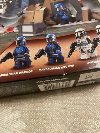 Lego 75373 Star Wars Ambush on Mandalore battle pa