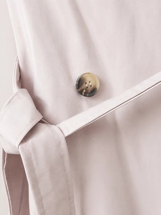 Gabardina niña rosa claro