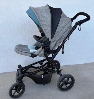 Passeggino Jane grigio e verde