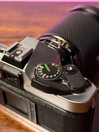 Canon AE-1 Program + Tokina 28-200mm