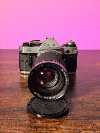 Canon AE-1 Program + Tokina 28-200mm