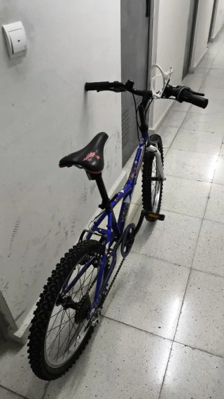 Bicicleta infantil azul