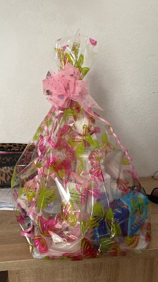 Tarta de pañales para bebé