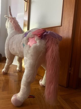 Peluche Unicornio Blanco Grande