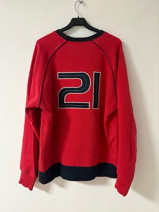 Sudadera Adidas Roja y Negra