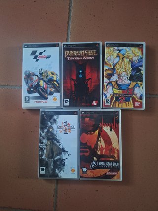 PSP Blanca (incluye juegos)