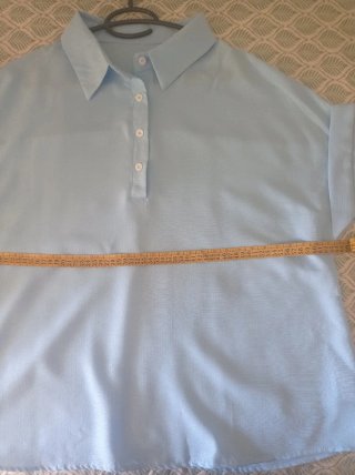 Blusa azul mujer Talla 2XL