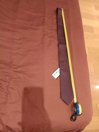Corbata Cortefiel Granate y Dorada Nueva