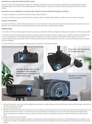 Proyector 20000 Lúmenes 5G · Nuevo a Estrenar